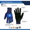 Ge Coated Gloves, Nitrile, Blue, L 1 PR GG242XLC - alternate 2